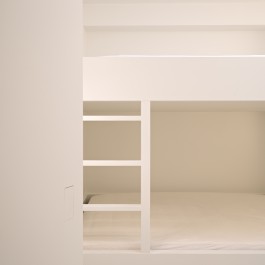 FB 1815 VLIEGER appartement - knokke-heist - slaapkamer stapelbed maatwerk 